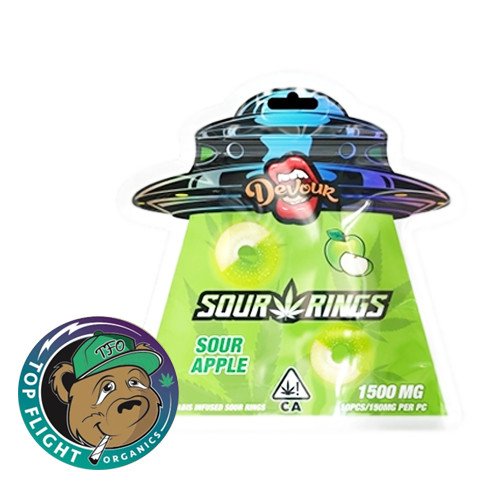 Devour Sour Rings 1500mg