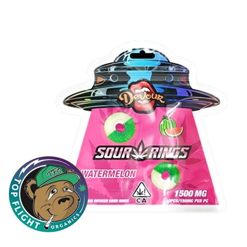 Devour Sour Rings 1500mg